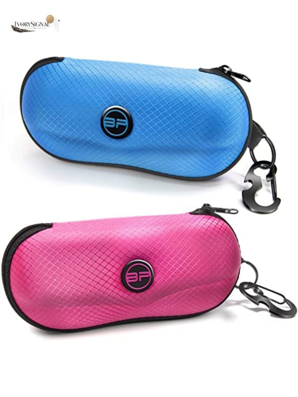 Semi Hard EVA Sunglasses Case with Belt Clip and Hanging Hook
